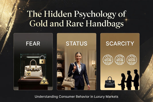 FEAR, STATUS, AND SCARCITY: THE HIDDEN PSYCHOLOGY BEHIND GOLD AND RARE HANDBAGS