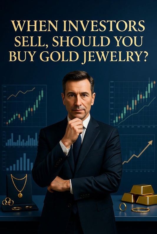 WHEN INVESTORS SELL, SHOULD YOU BUY GOLD JEWELRY?