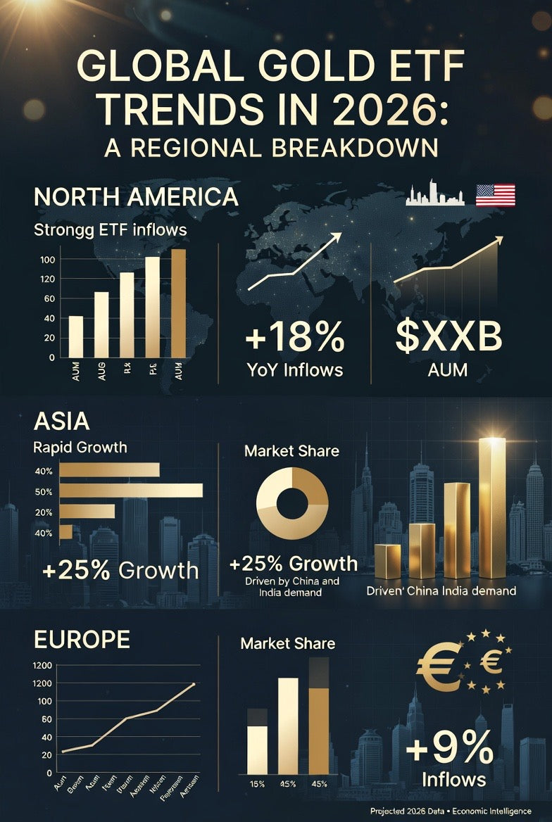 GLOBAL GOLD ETF TRENDS IN 2026: A REGIONAL BREAKDOWN OF NORTH AMERICA, ASIA, AND EUROPE