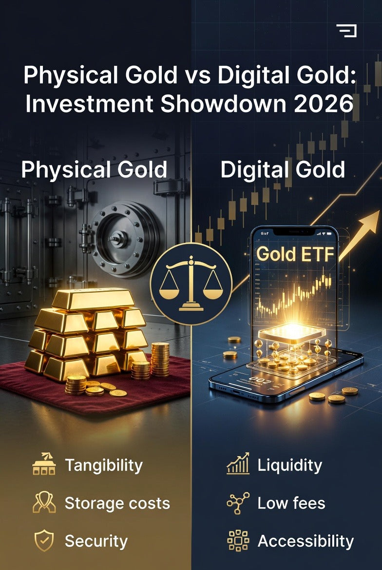 Physical Gold vs Digital Gold: Which Investment Choice Is Better in 2026?