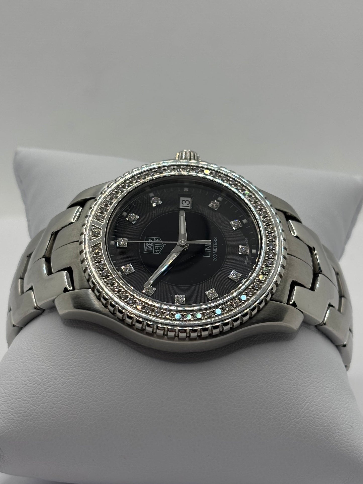 TAG Heuer Link WJ1117-0 Factory Diamond Dial Quartz Watch