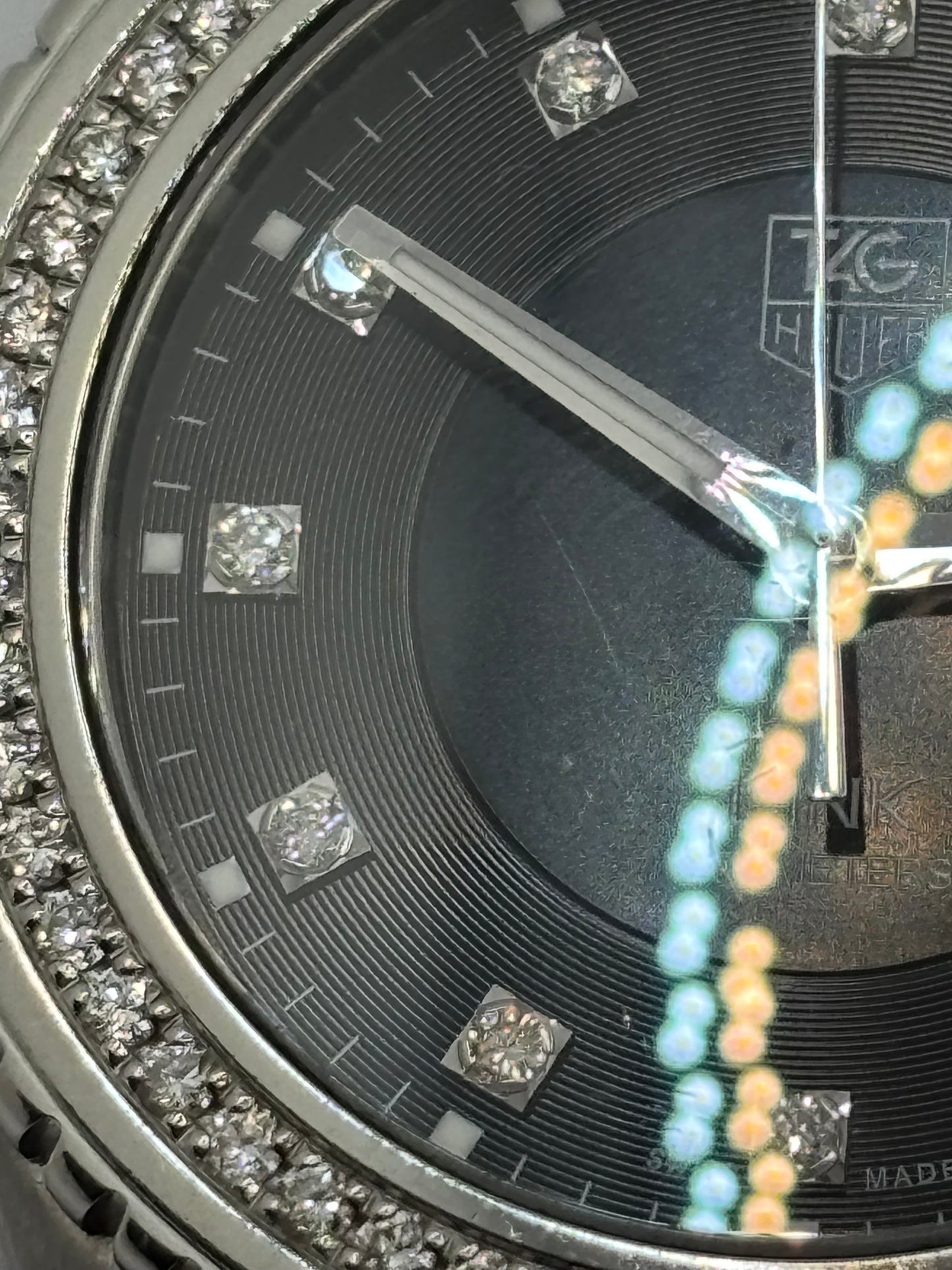 TAG Heuer Link WJ1117-0 Factory Diamond Dial Quartz Watch