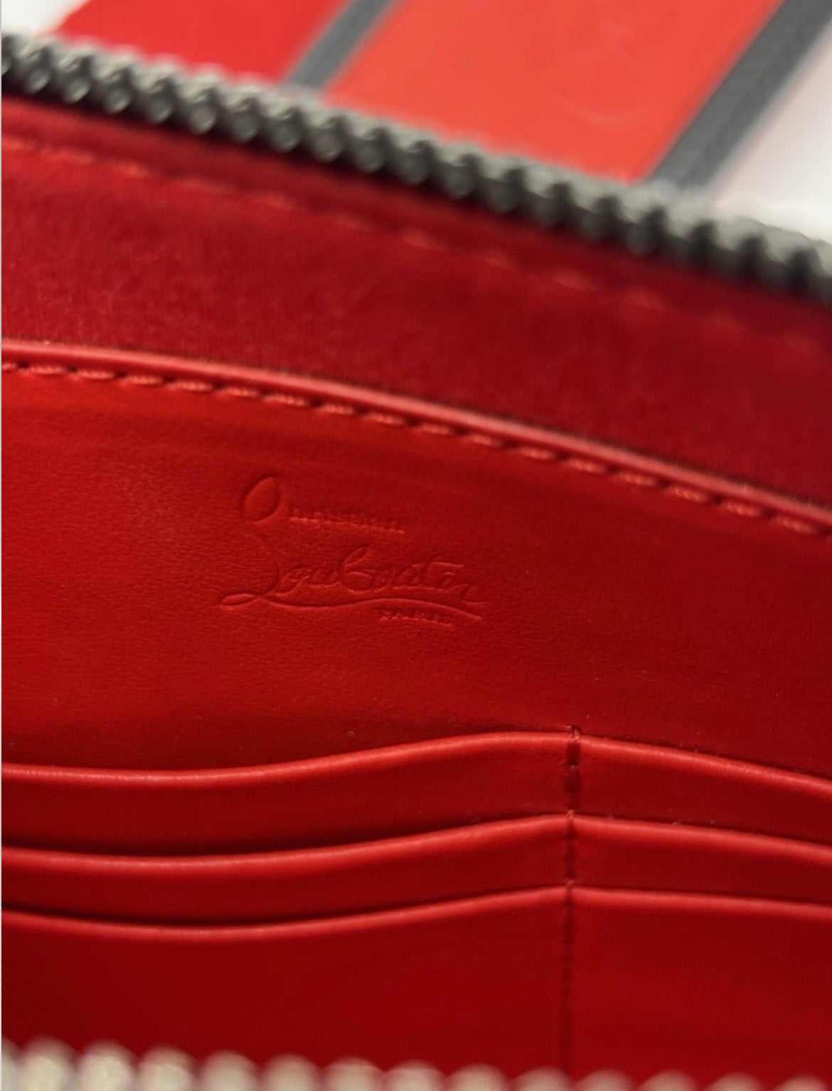 Christian Louboutin Loubitown Techno Bag Black Monogram Spiked Crossbody